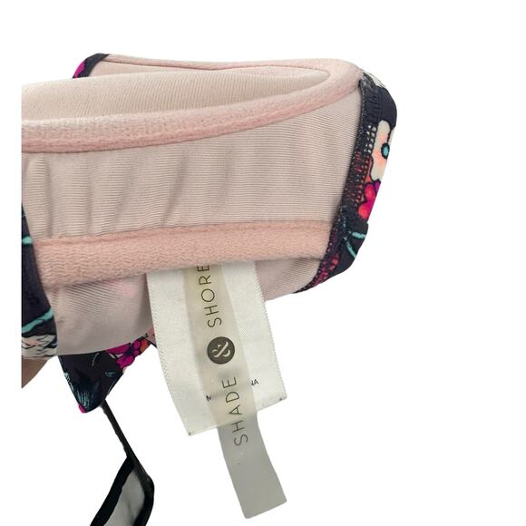 36B Shade‎ & Shore Womens Multicolor Floral Underwire Padded Bandeau Bikini Top - Picture 6 of 6